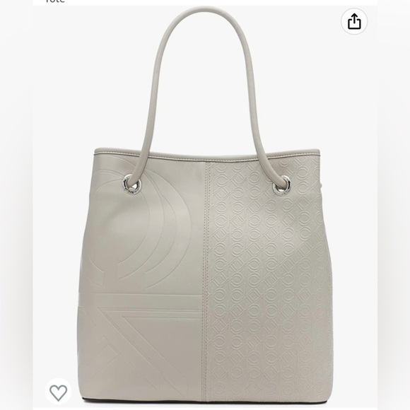 Calvin Klein Gabrianna Monogram North/South Tote - Picture 2 of 9